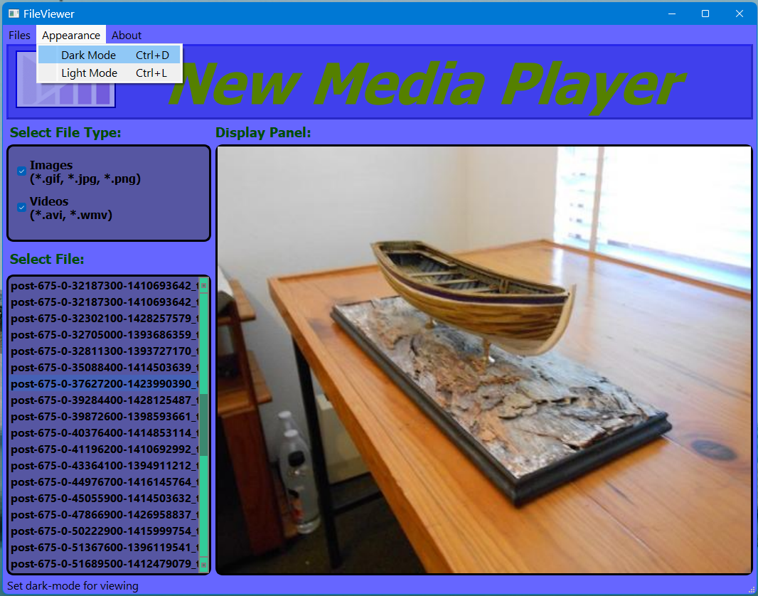 Screenshot of Video Player assessment