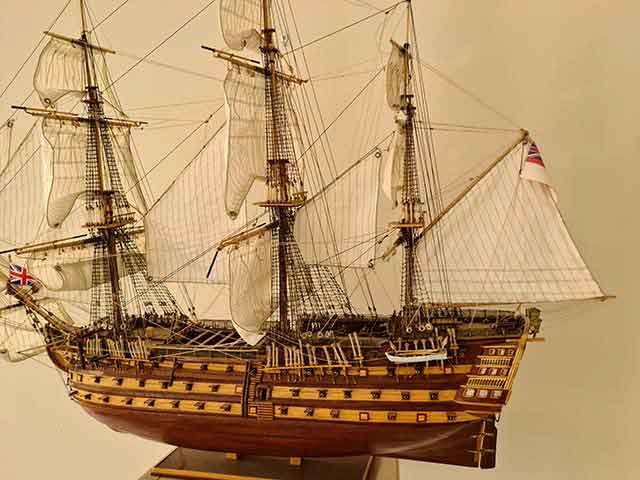 HMS Victory Port Broadside