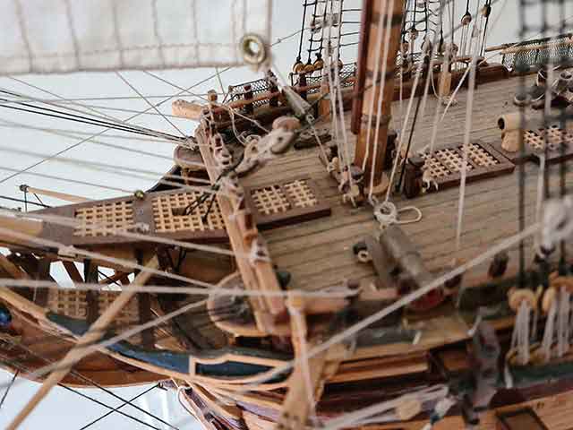 HMS Victory Transom Port View