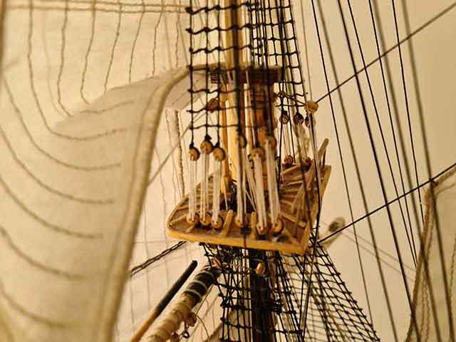 HMS Victory In the Rigging