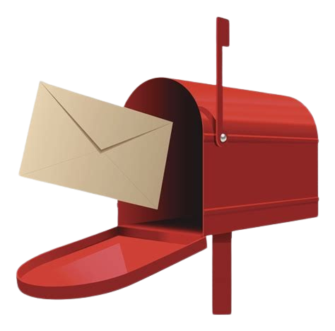 Your mailbox waiting for our next newsletter