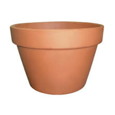 Medium-sized terracotta planter